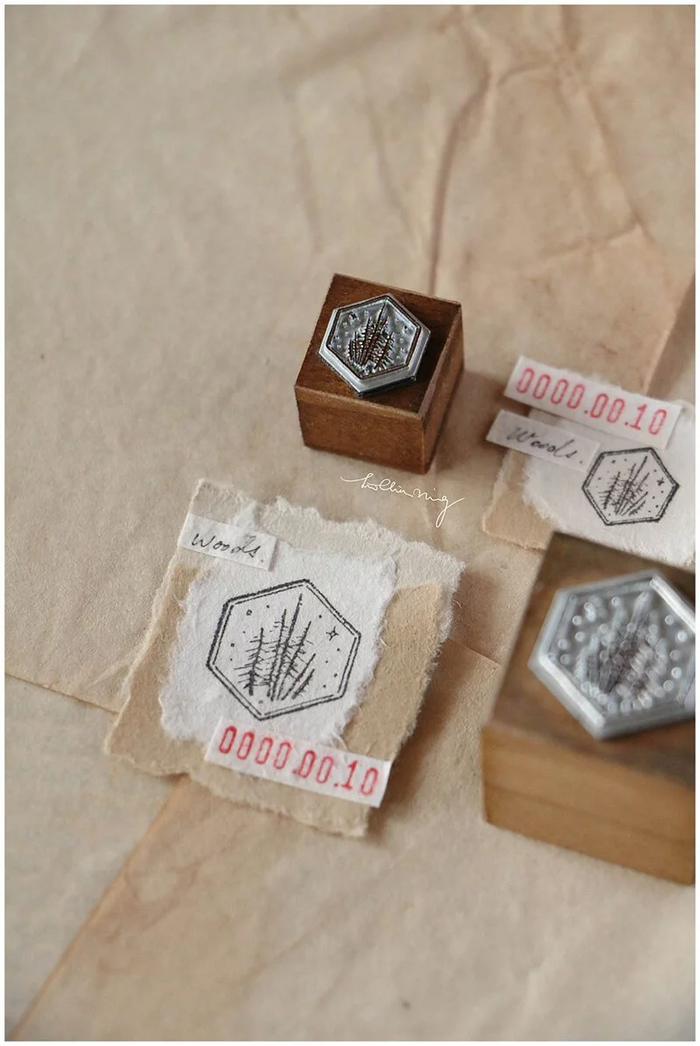 LCN Woods Metal Stamp