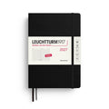Daily Planner 2027, 12 Months, Dotted, English – Medium (A5) Hardcover Black