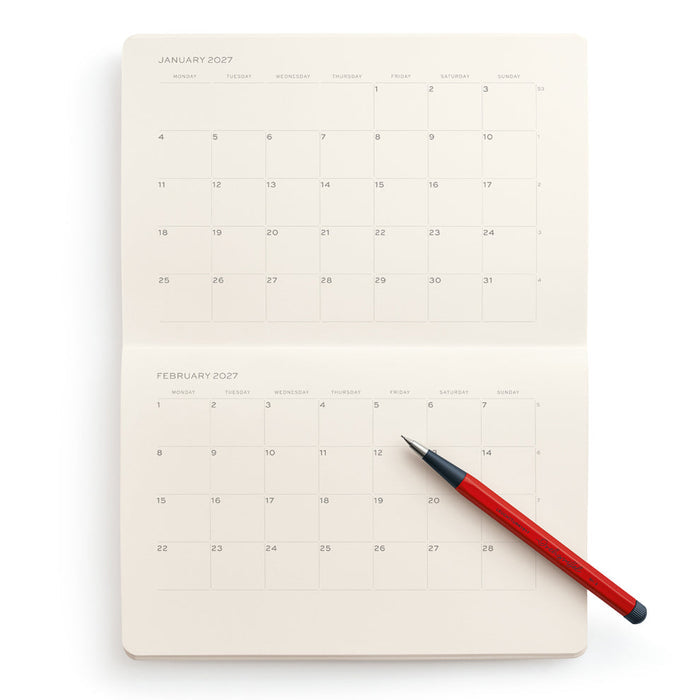 Leuchtturm Planner Booklet - Monthly Planner 2027