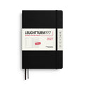 Weekly Planner & Notebook 2027, 12 Months, Dotted, English – Medium (A5) Hardcover Black