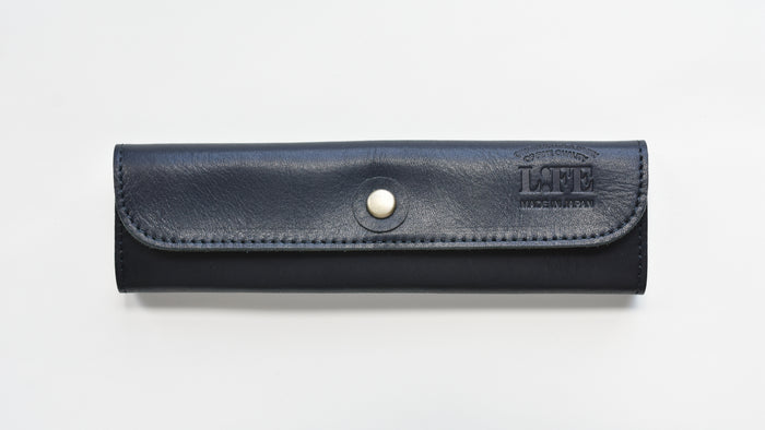 Life Leather Folding Pen Sleeve Pouch - Black