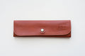 Life Leather Folding Pen Sleeve Pouch - Brown