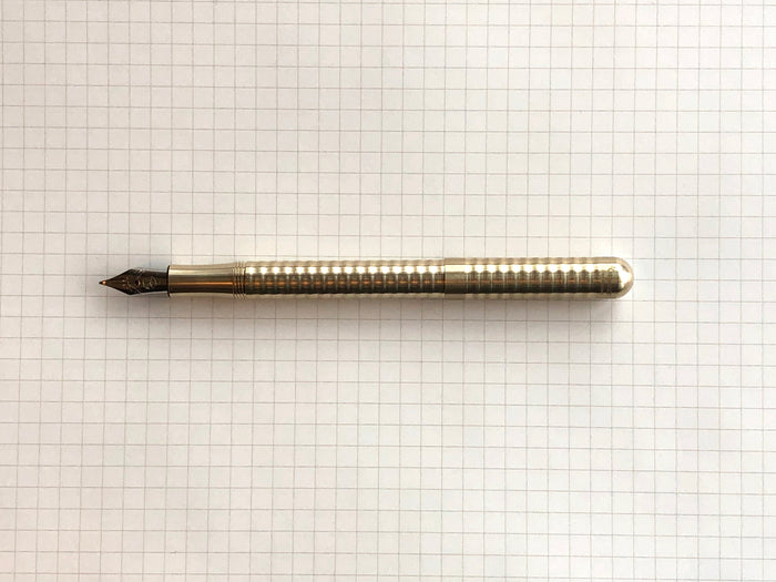 LILIPUT Fountain Pen - Brass Wave