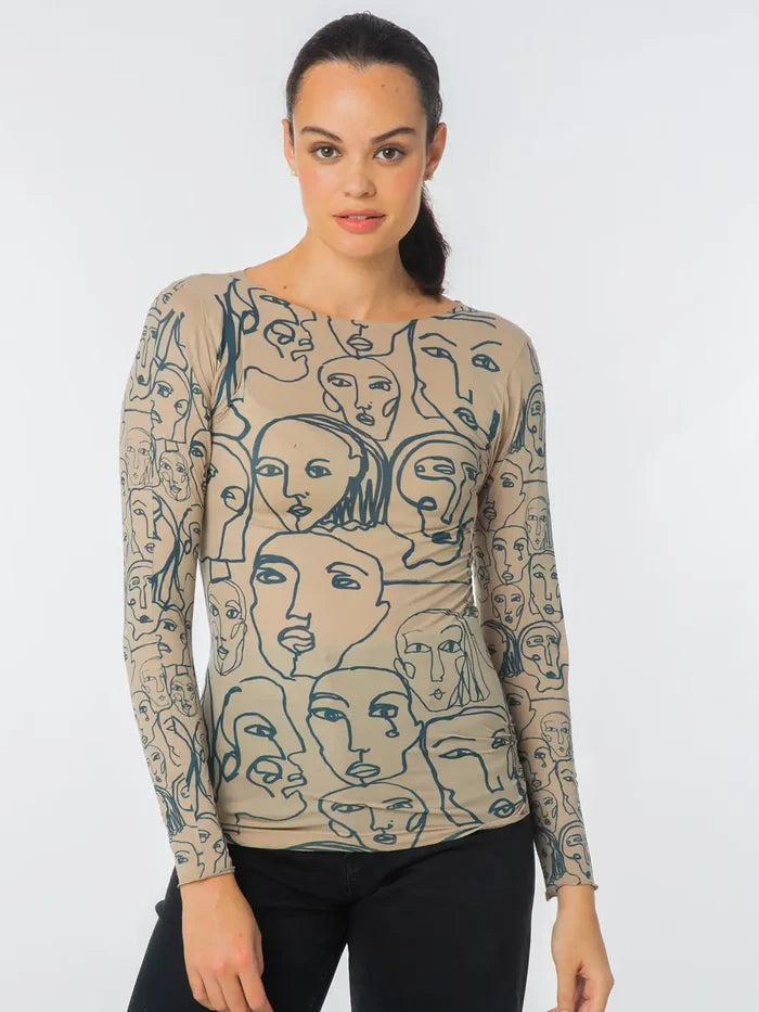 Line Faces Raw Edge Second Skin