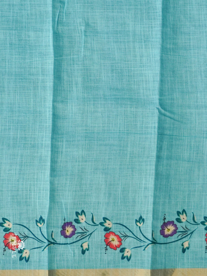 Linen Cotton Saree | TTDS3120