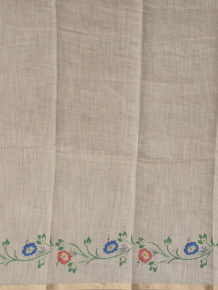 Linen Cotton Saree | TTDS3120