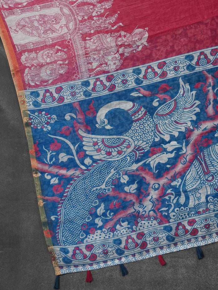 Linen Cotton Saree | TTDS3276