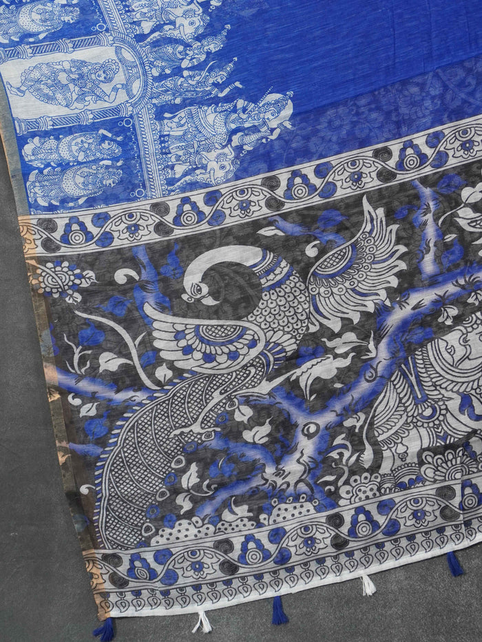 Linen Cotton Saree | TTDS3276
