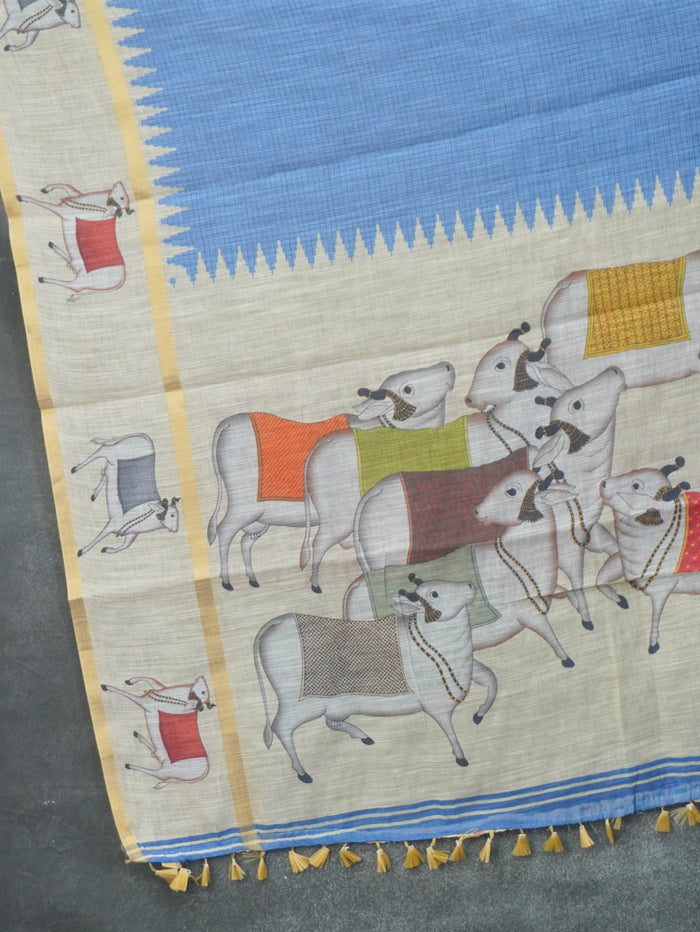 Linen Cotton Saree | TTDS3368