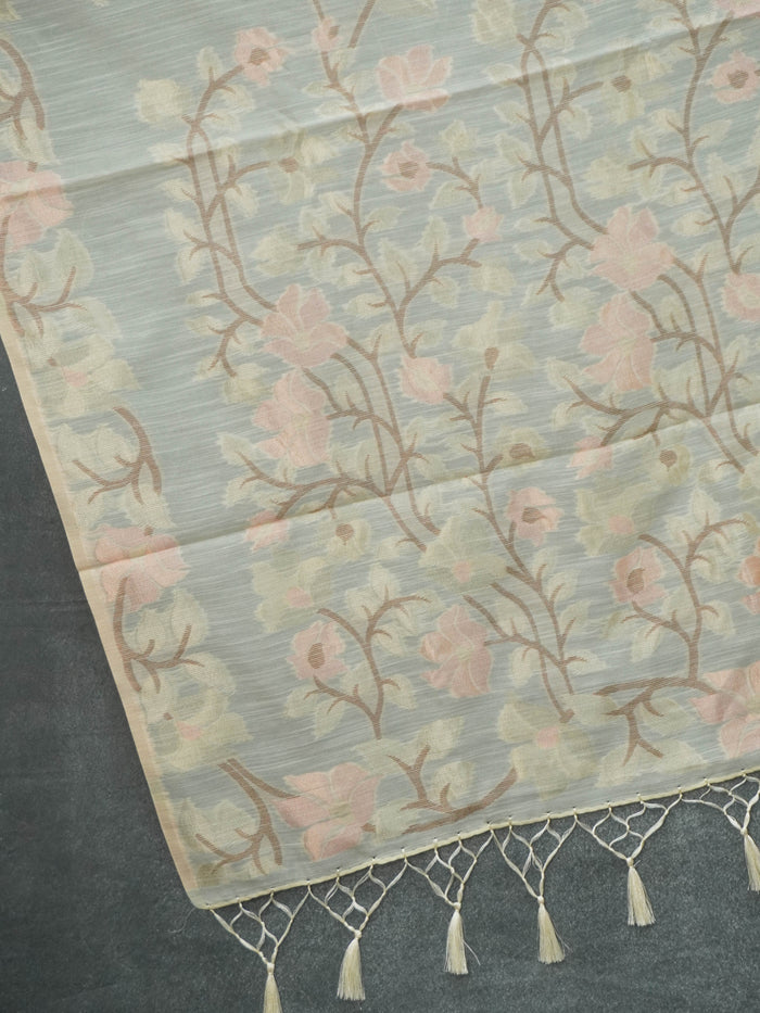 Linen Cotton Saree | TTDS3372