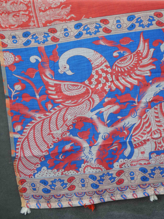 Linen Cotton Saree | TTDS3407
