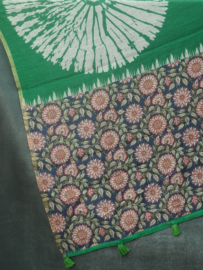Linen Cotton Saree | TTDS3501