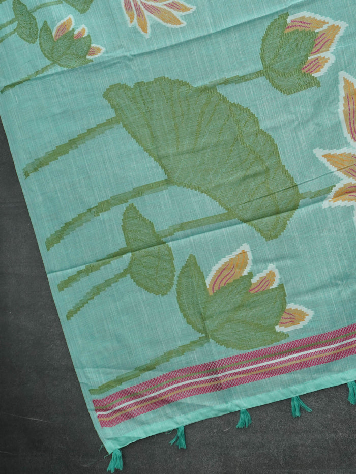 Linen Cotton Saree | TTDS3537