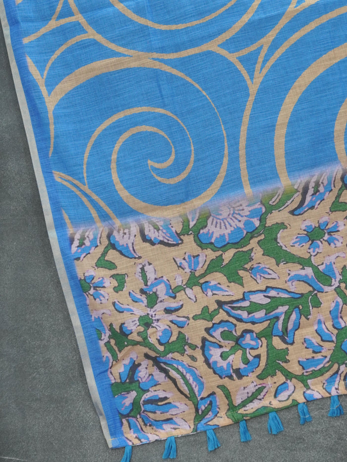 Linen Cotton Saree | TTDS3543