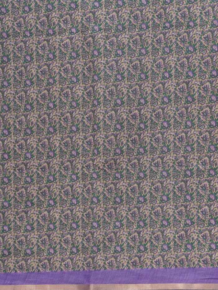Linen Cotton Saree | TTDS3543