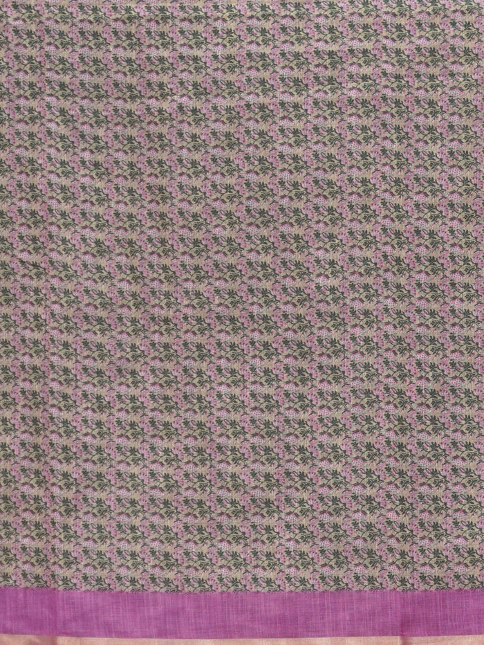 Linen Cotton Saree | TTDS3544