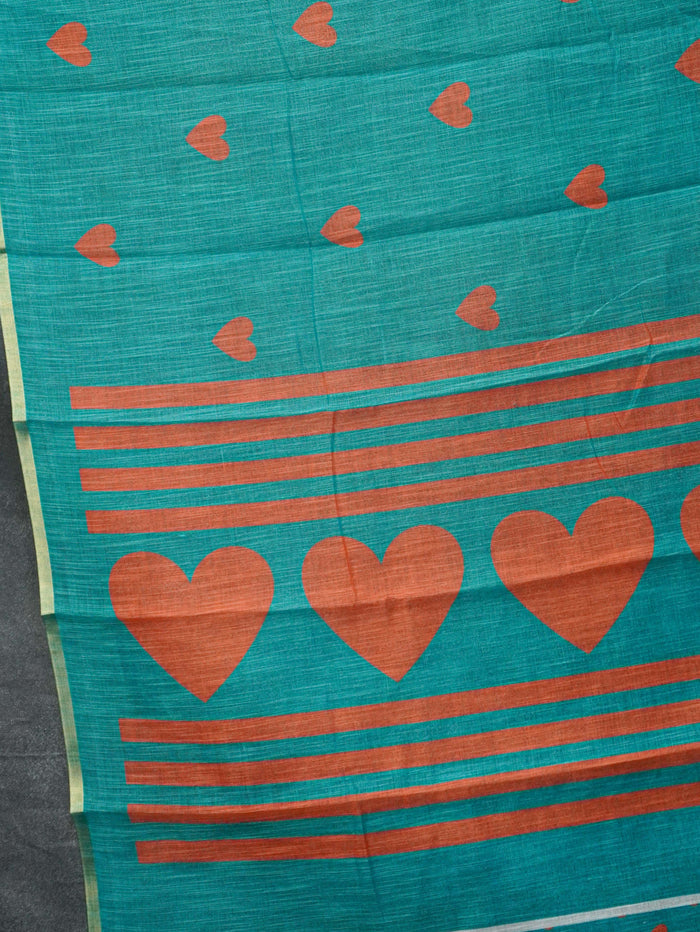 Linen Cotton Saree | TTDS3559