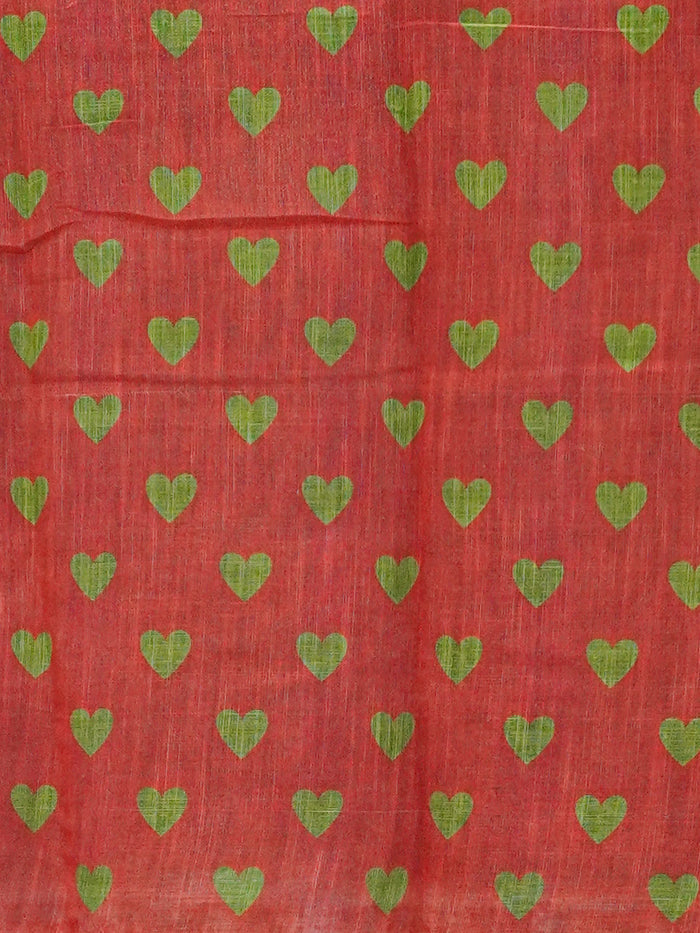 Linen Cotton Saree | TTDS3559