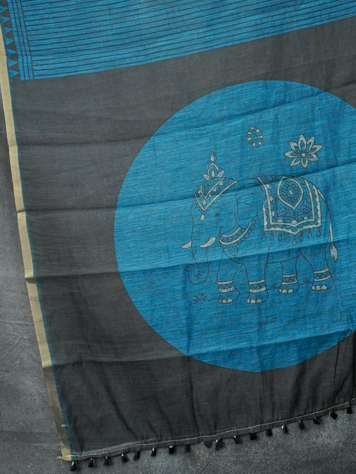 Linen Cotton Saree | TTDS3567