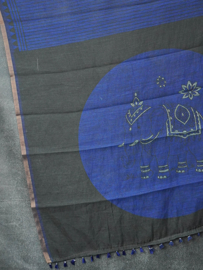 Linen Cotton Saree | TTDS3567