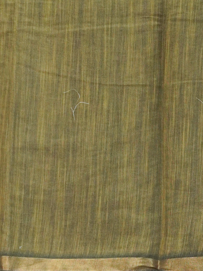 Linen Cotton Saree | TTDS3567