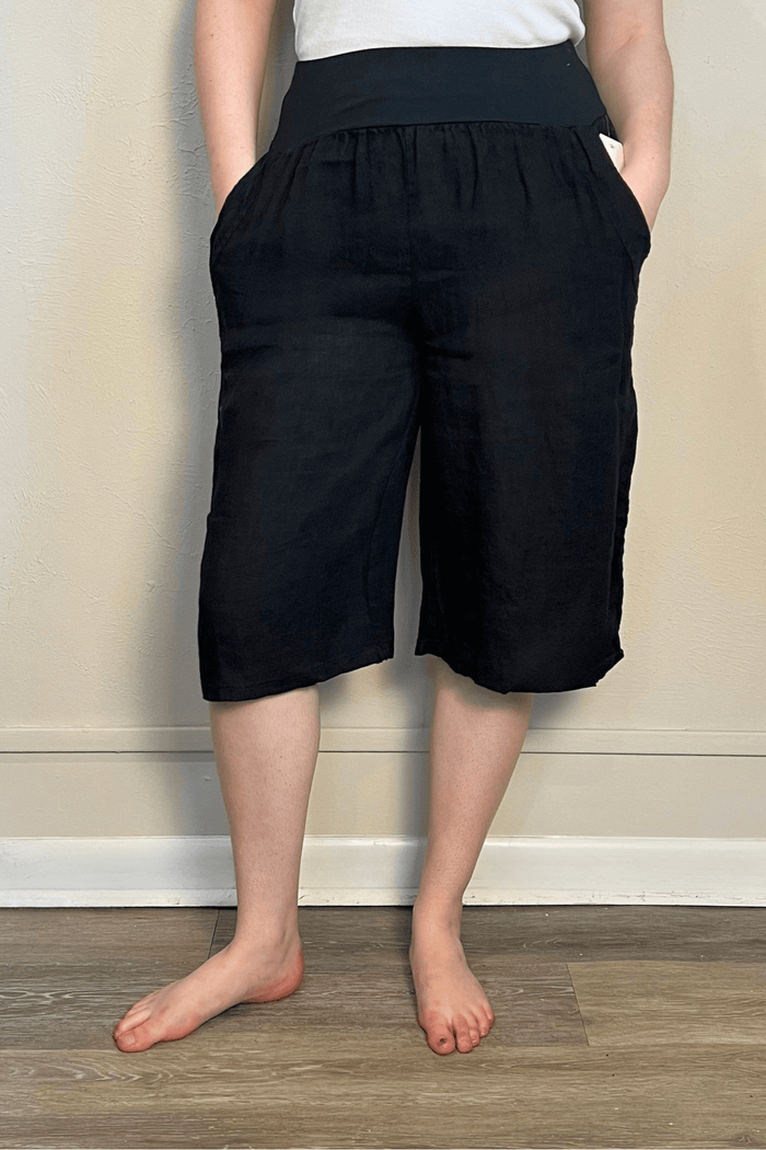 Linen Long Shorts