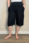 Linen Long Shorts