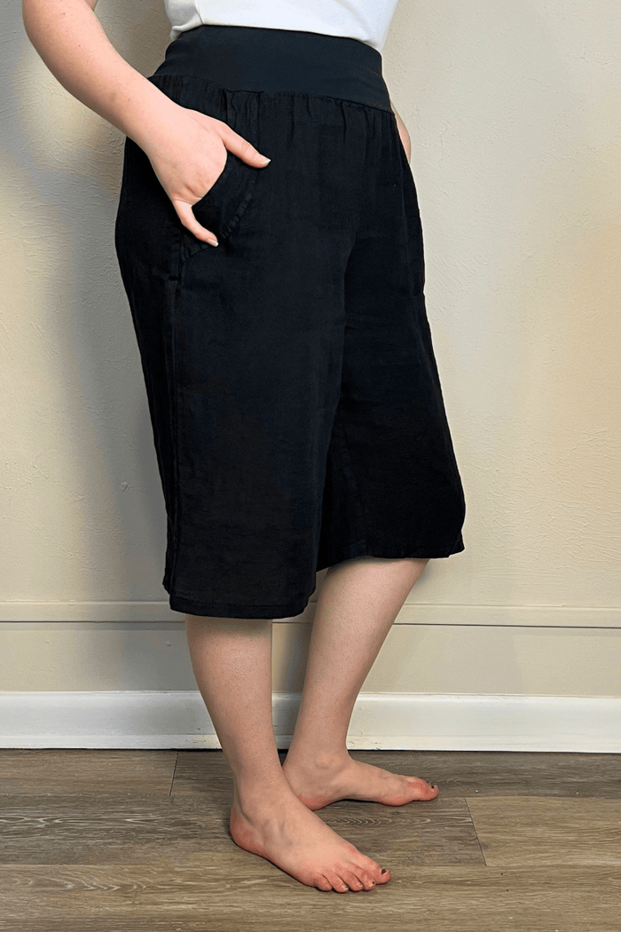 Linen Long Shorts