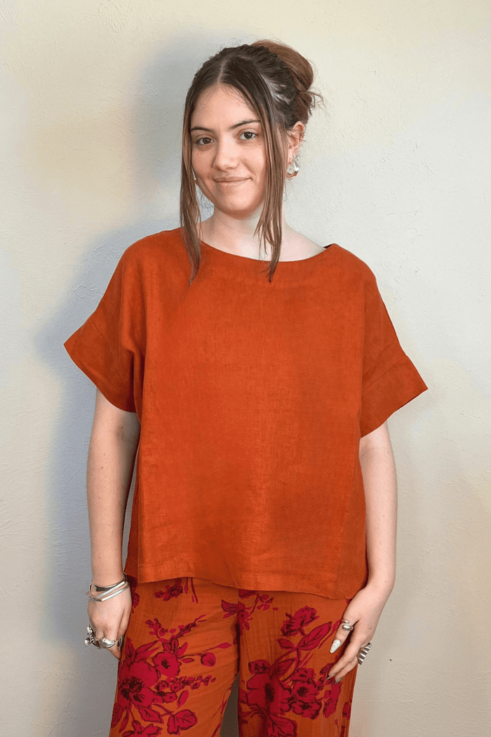 Linen Orla Shirt - Koi
