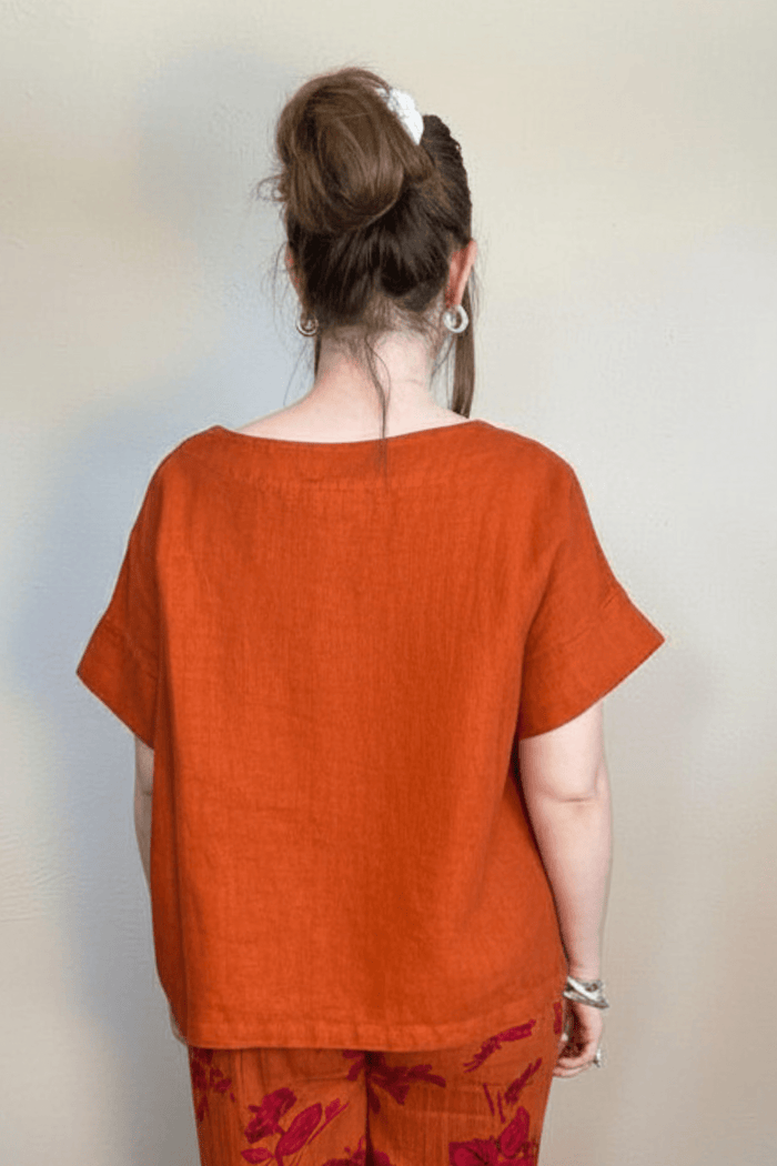 Linen Orla Shirt - Koi