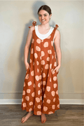 Linen Print Jumpsuit