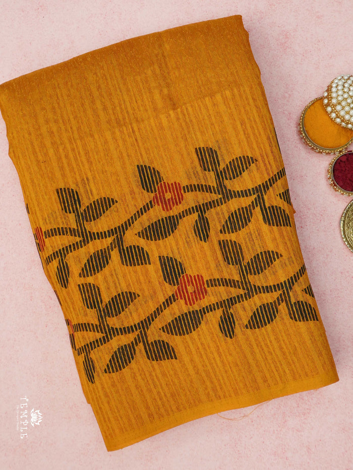 Linen Silk Saree | TTDS2266