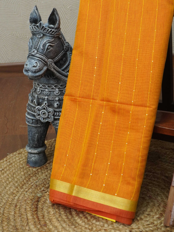 Linen Silk Saree | TTDS3436