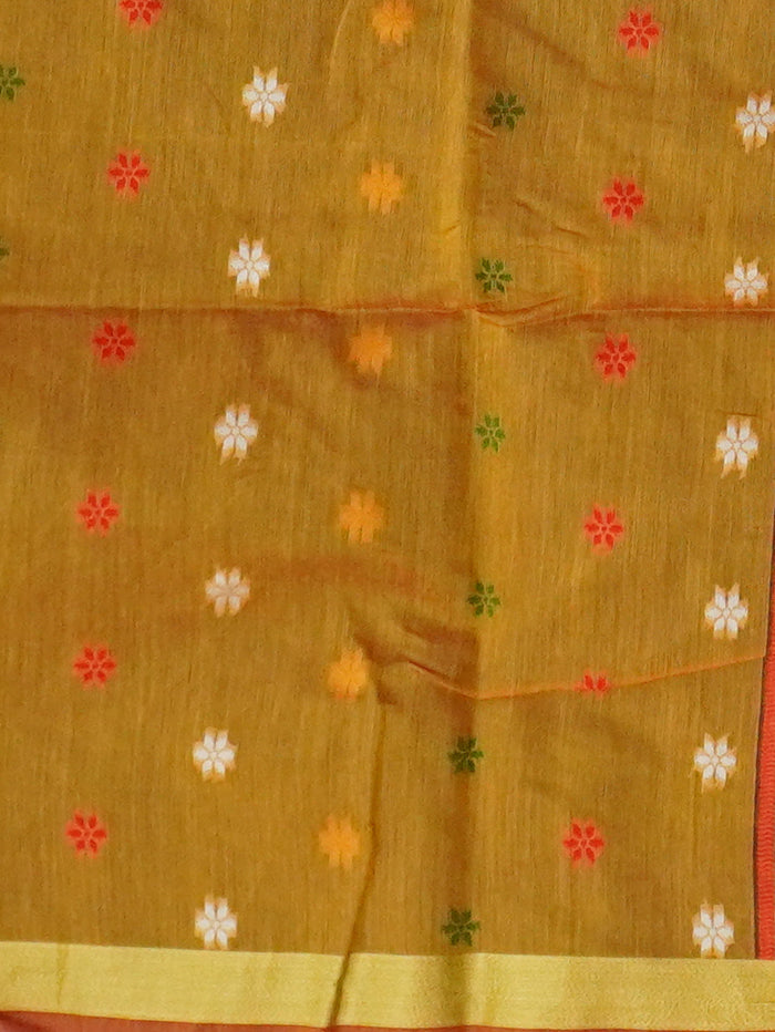 Linen Silk Saree | TTDS3436