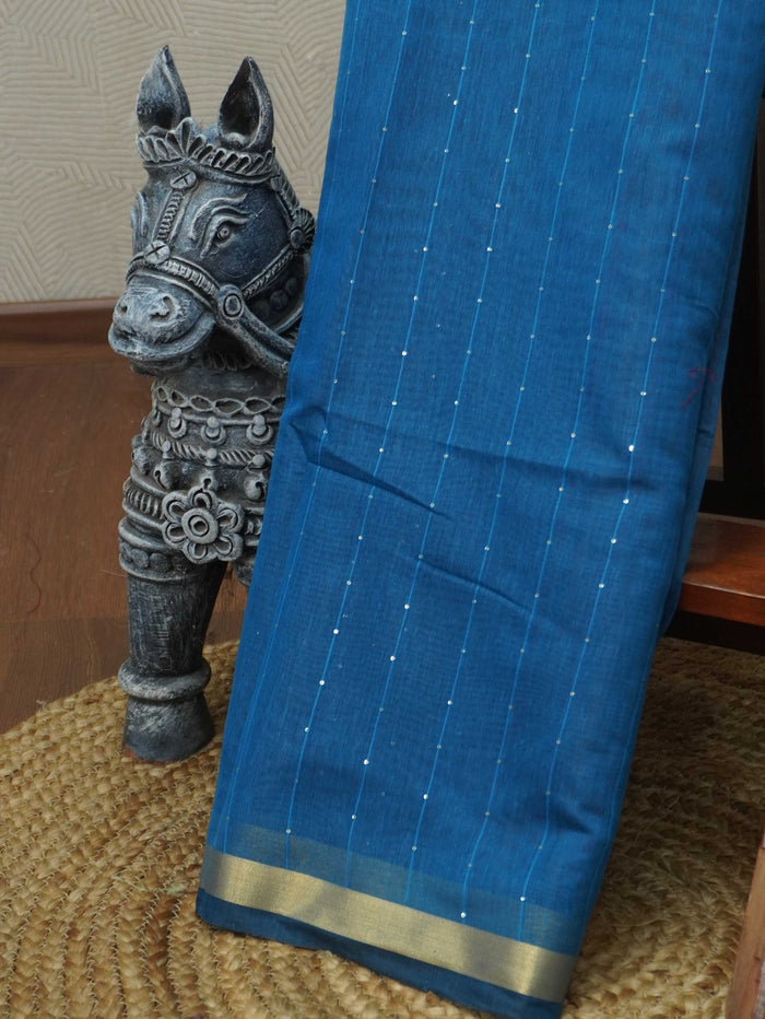 Linen Silk Saree | TTDS3437