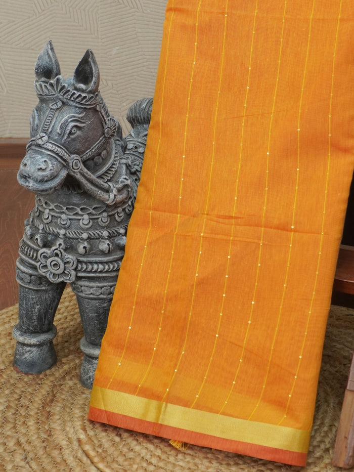 Linen Silk Saree | TTDS3469