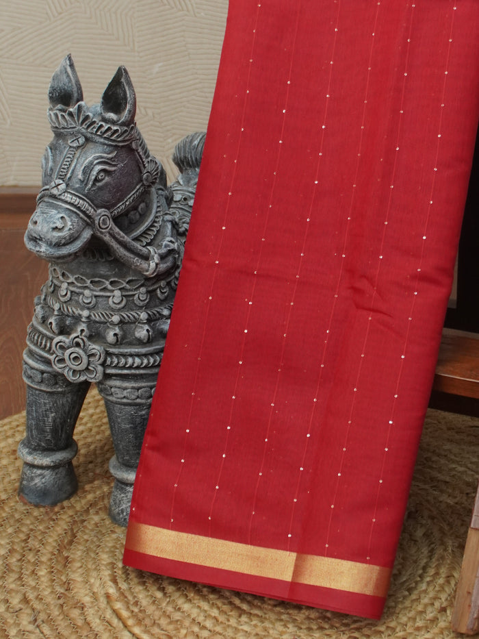 Linen Silk Saree | TTDS3469