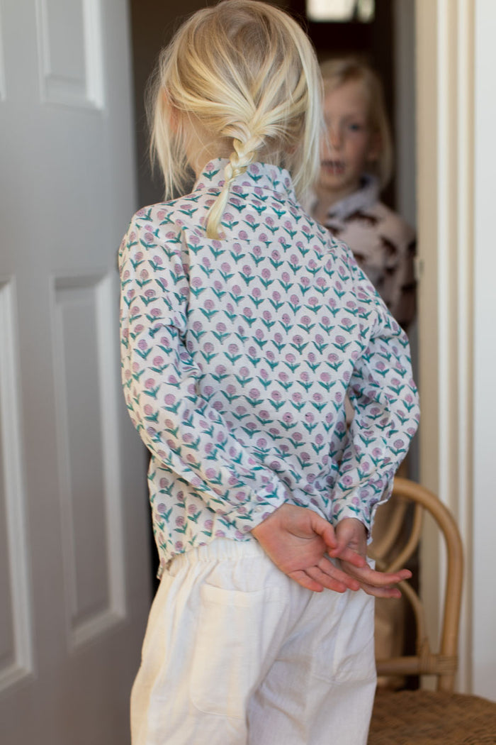 Little Fry Papa's Shirt - Little Frances Rose Organic