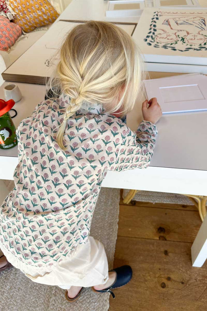 Little Fry Papa's Shirt - Little Frances Rose Organic