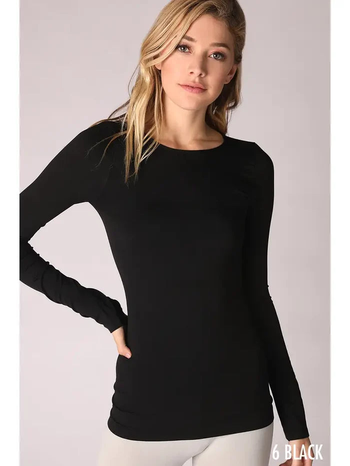 Long Sleeve Crew Neck Top