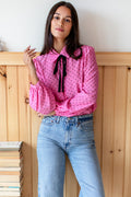 Lou Tie Blouse - Fortuna Bon Berry