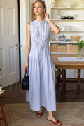 Lucy 4 Basque Sleeveless Dress - James Stripe