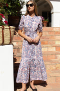 Lucy 4 Short Sleeve Dress - Maria's Garden Organic