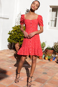 Luie Short Dress - Marguerite Daisy Grenadine