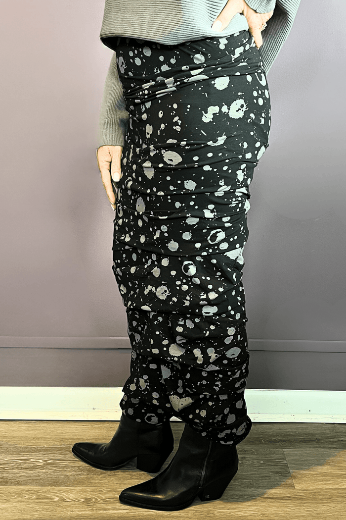 Margot Skirt (Black Splash)