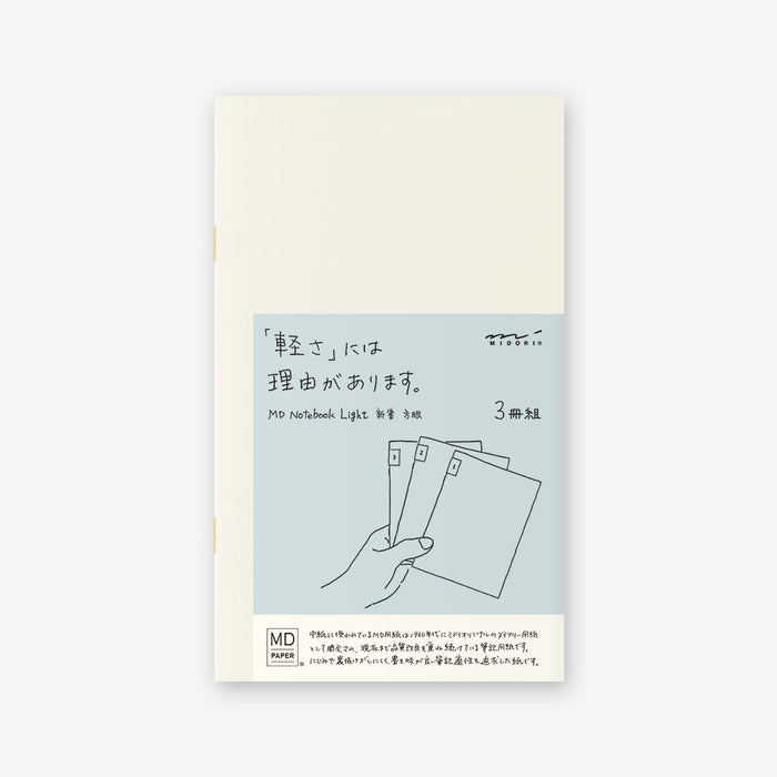 MD Notebook Light - B6 Slim - Grid