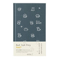 Midori B6 Book Style Diary - Dog Navy