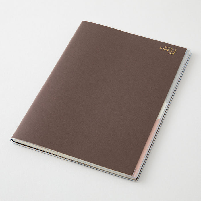 Midori B6 Double Schedule - Brown