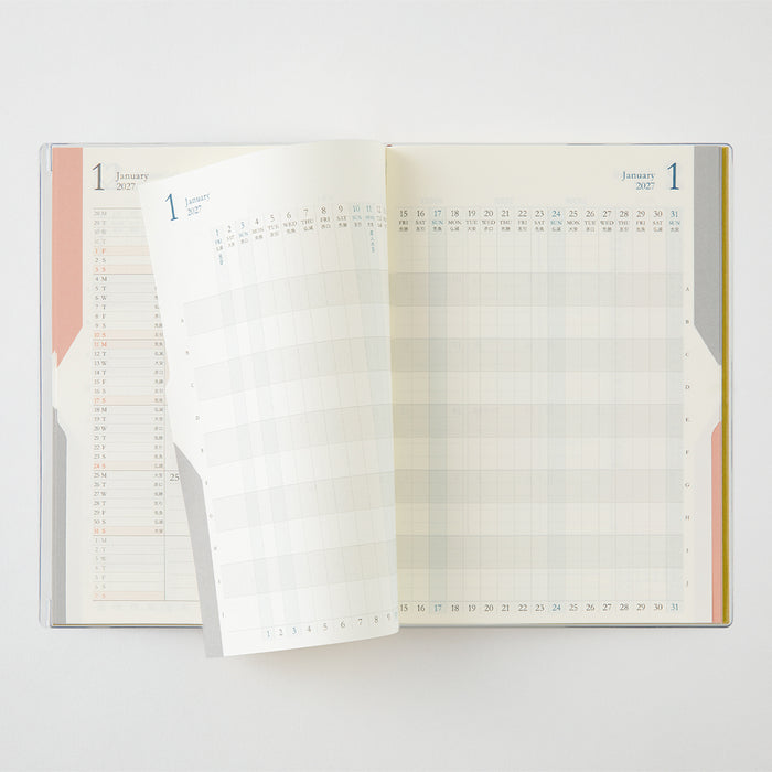Midori B6 Double Schedule - Progress - Yellow Ochre