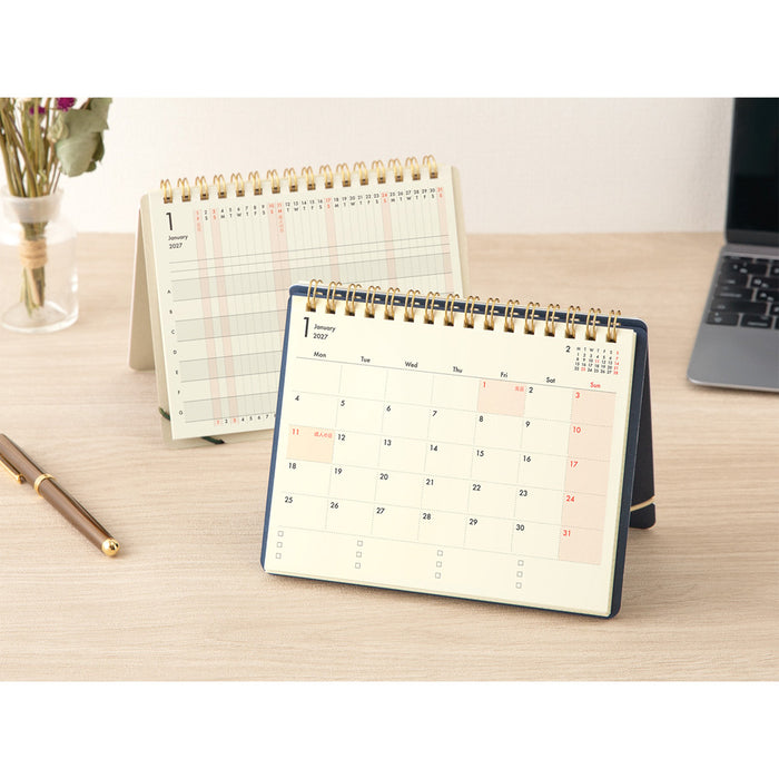 Midori B6 Plus Stand Diary - Beige